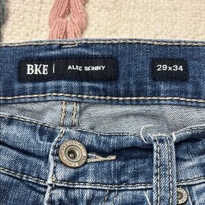 BKE Blue Skinny Jeans with Classic Denim Wash